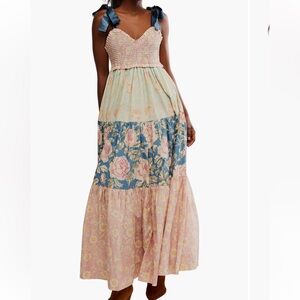 Free People bluebell cotton Maxi Dress